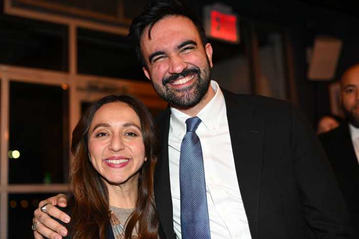 Mayor Zohran Mamdani with Assembly District 36 candidate Diana Moreno. Photo by Ramy Mahmoud.