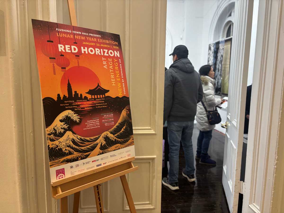 Flushing Town Hall marks Lunar New Year with ‘Red Horizon’ art exhibit