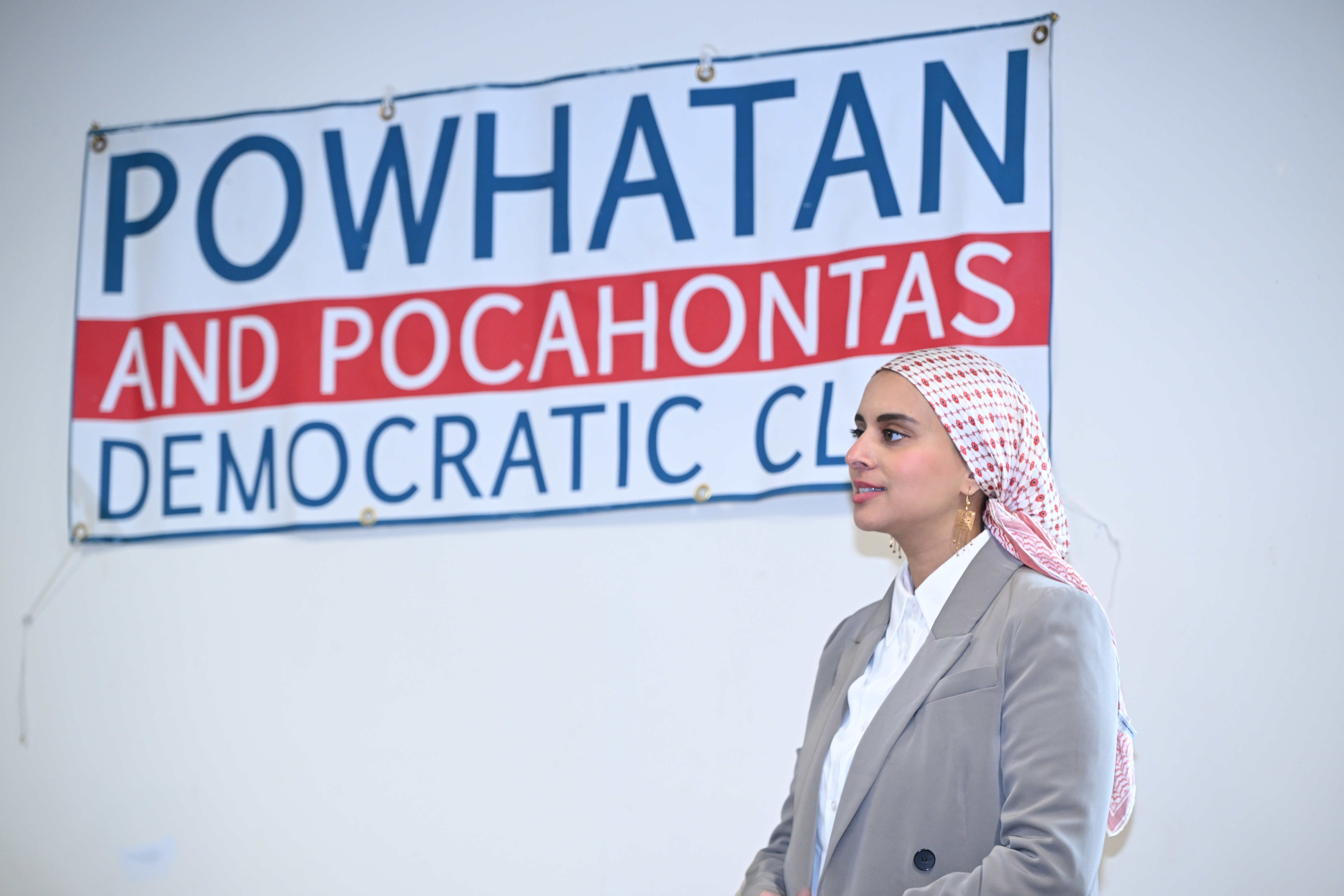 Rana Abdelhamid at a District 36 election forum earlier in January. Photo by Ramy Mahmoud.