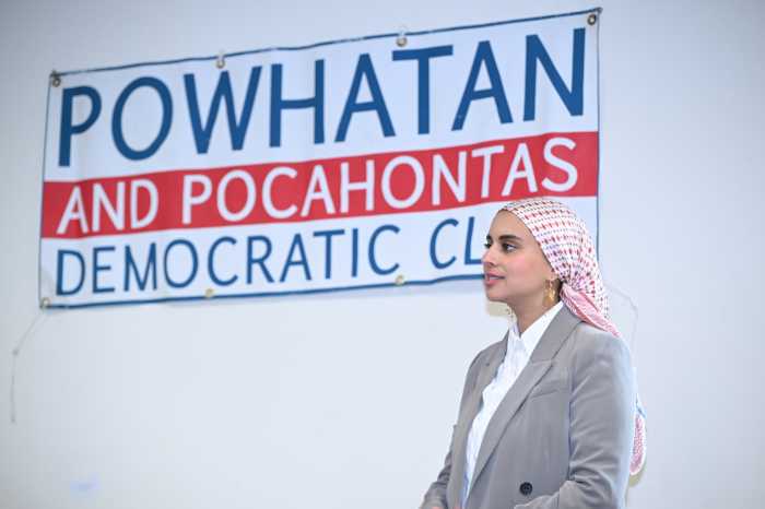 Rana Abdelhamid at Saturday's forum. Photo by Ramy Mahmoud.