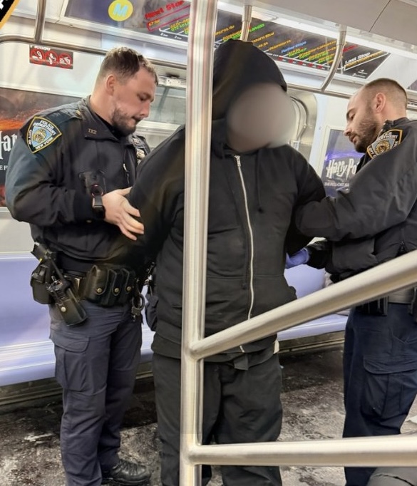 A Corona man was arrested on the subway following an antisemitic assault of a rabbi in Forest Hills on Jan. 27.