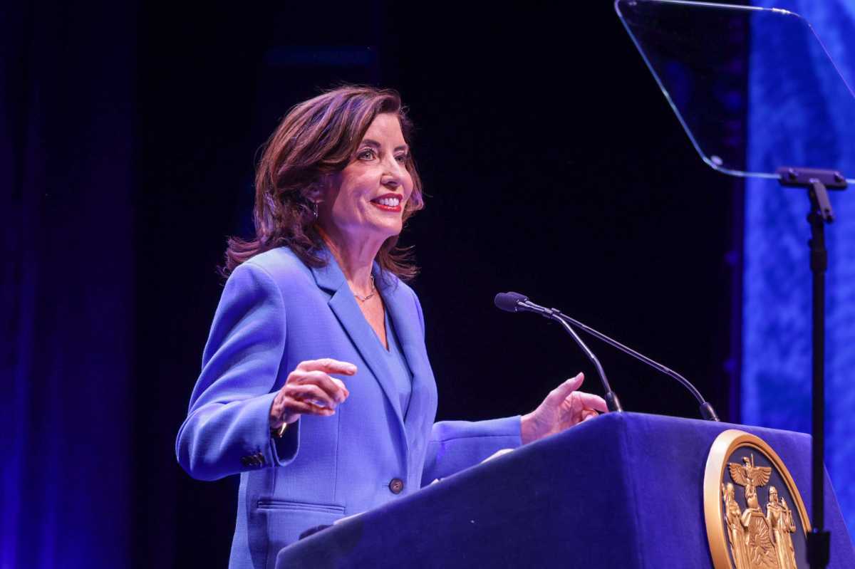 Gov. Hochul unveils plan to reimagine Jamaica Station during her State of the State address in Albany