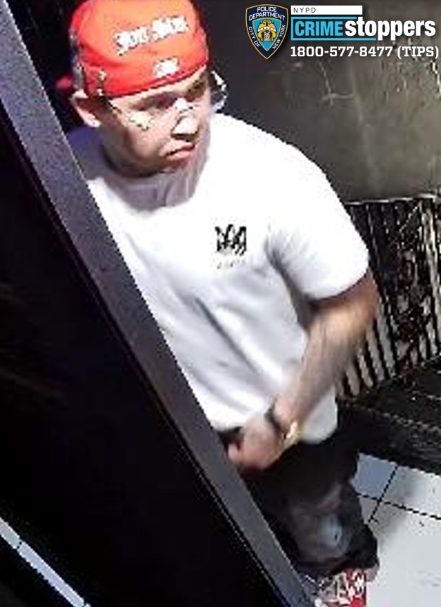 A surveillance image shows the suspect from inside the nightclub wearing glasses, which he likely removed before the altercation after closing time.