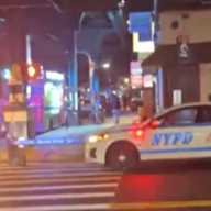 A Maspeth man was convicted of mrder on Tuesday for stabbing a fellow bar patron to death at this Woodside bus stop on Roosevelt Avenue and 69th Street.