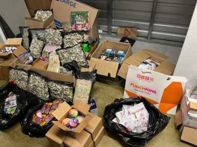 Three Ozone Park men were arrested by multiple law enforcement agencies for allegedly operating a narcotics trafficking ring out of their apartment across the street from a public school.