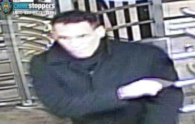 The NYPD released surveillance images of the suspect who is wanted for an unprovoked assault on an on-duty MTA worker in Jackson Heights.