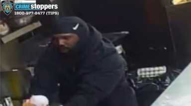 Cops are looking for the suspect who allegedly punched out a victim before stealing his wallet in Rockaway Beach.