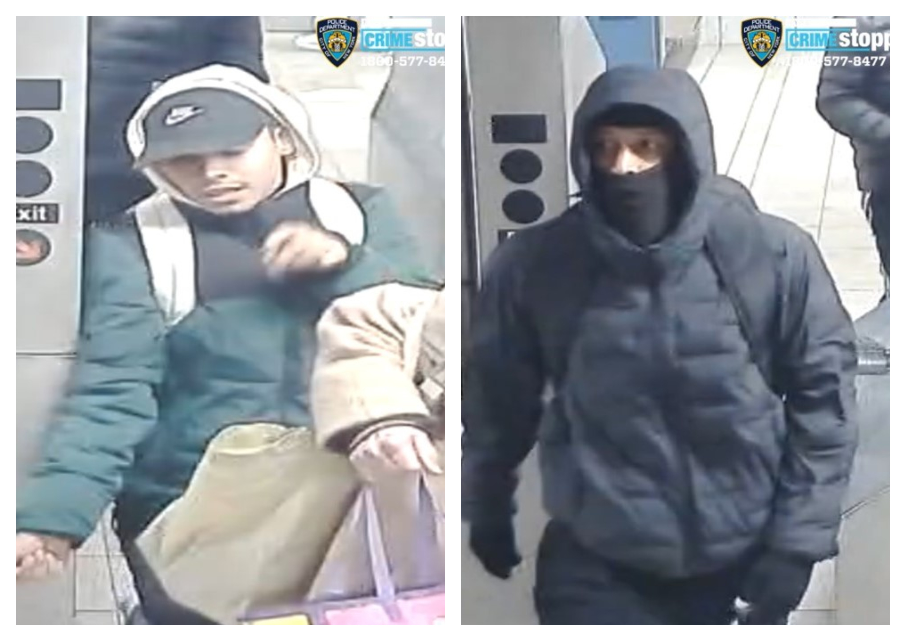 Cops are looking for these suspects who allegedly stole $3,000 in merchandise from the Sunglass Hut in the Queens Center Mall in December.