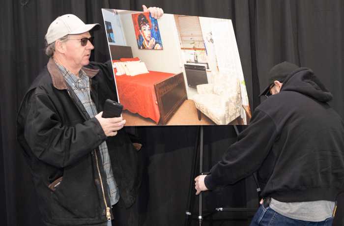 An electric heating pump installed at NYCHA's Woodside Houses. Photo by Lloyd Mitchell.