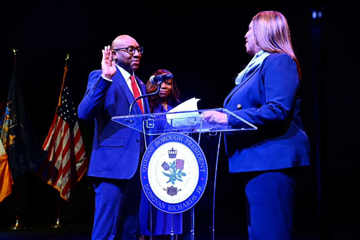 BP Richards vows justice for Queens as he’s sworn in for  second four-year term