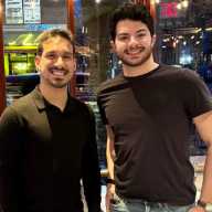 Brian Romero and Andreas Migias. Photo via Brian Romero campaign.