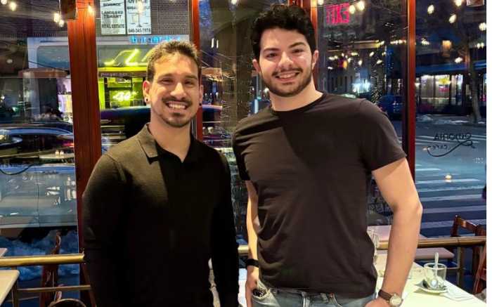 Brian Romero and Andreas Migias. Photo via Brian Romero campaign.