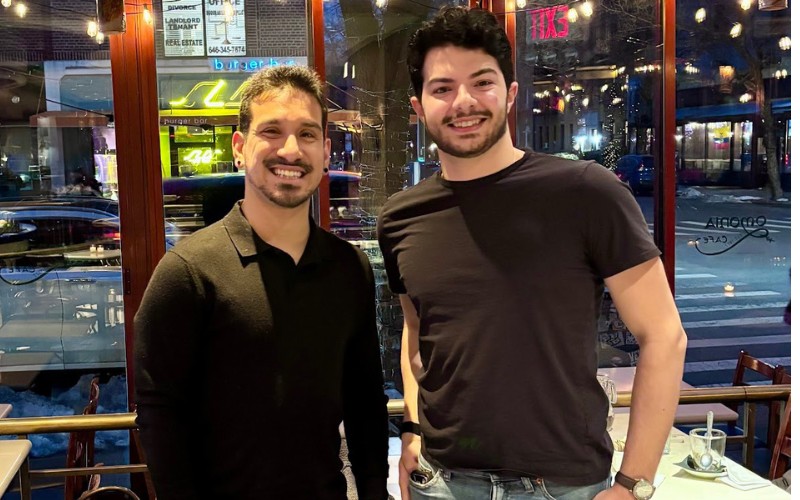 Brian Romero and Andreas Migias. Photo via Brian Romero campaign.