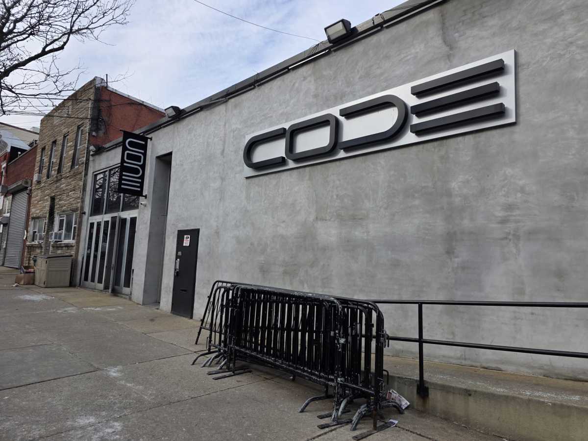 CODE nightclub, located at 20-30 Steinway St., has faced allegations of frequent noise and parking violations. Photo by Shane O'Brien.
