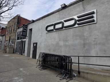 CODE nightclub, located at 20-30 Steinway St., has faced allegations of frequent noise and parking violations. Photo by Shane O'Brien.