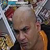 Cops are looking for the brute who they say shoved a 93-year-old woman out of his way, causing her to fall and strike her head on the sidewalk.