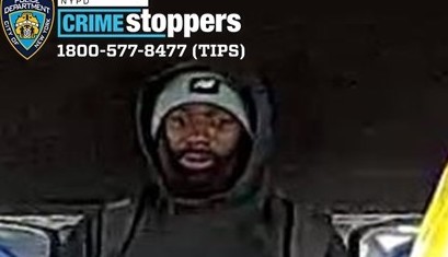 Cops are looking for the creep who remains at large nearly four months after he allegedly performed a lewd act while eyeing a 14-year-old girl on a bus in St. Albans.