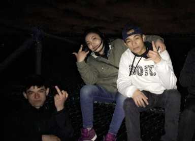 (From l. to r.) Oscar Flores-Mejia, Leyla Carranza and Juan Amaya-Ramirez have been sentenced to a total of 102 years in federal prison for the 2018 murder on 17-year-old Andy Peralta in Kissena Park.