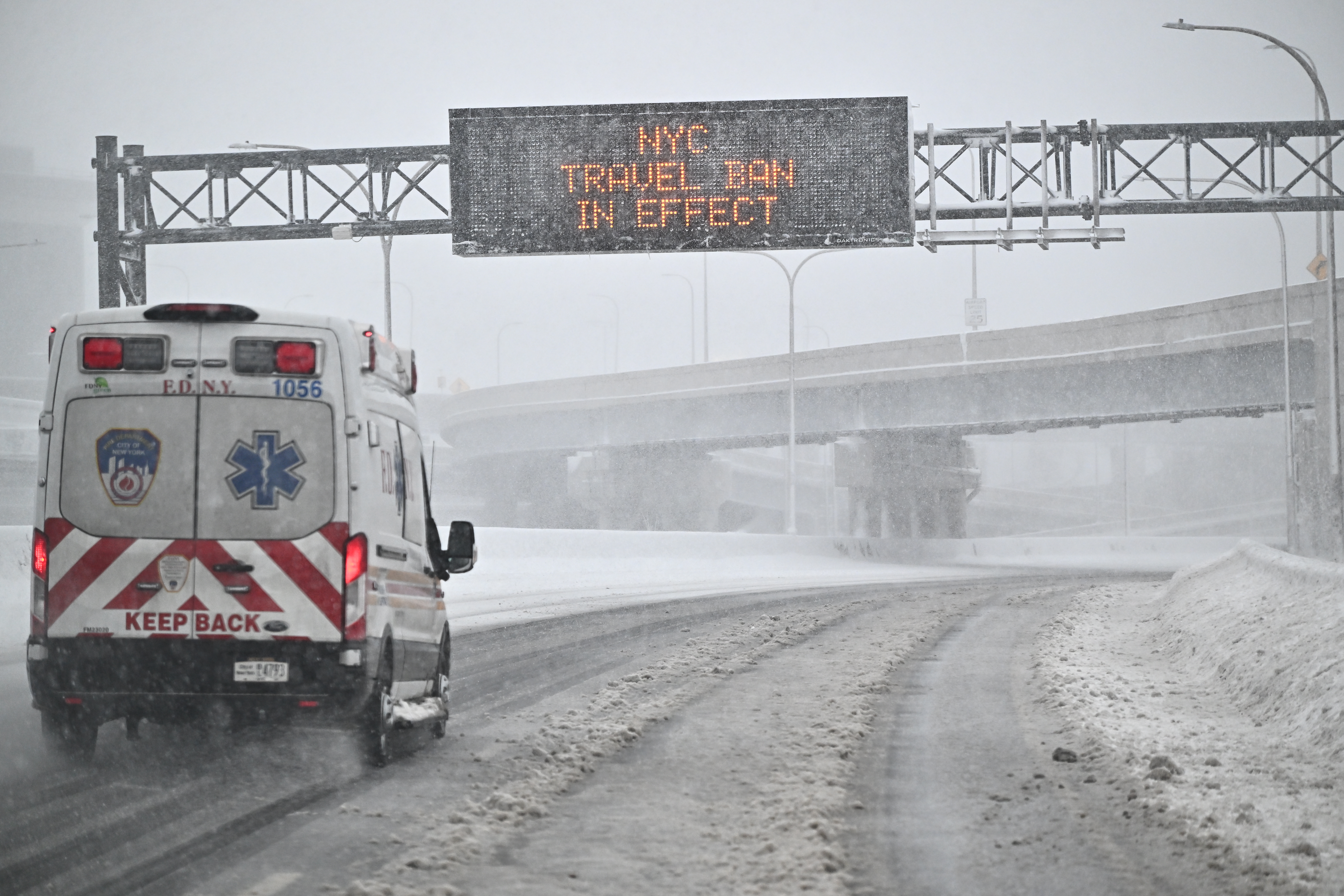 EMS and firefighters raced to a home in Elmhurst after the blizzard on Feb. 23 to rescue a girl who was impaled on a fence.