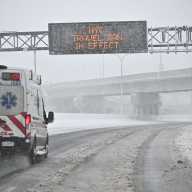 EMS and firefighters raced to a home in Elmhurst after the blizzard on Feb. 23 to rescue a girl who was impaled on a fence.