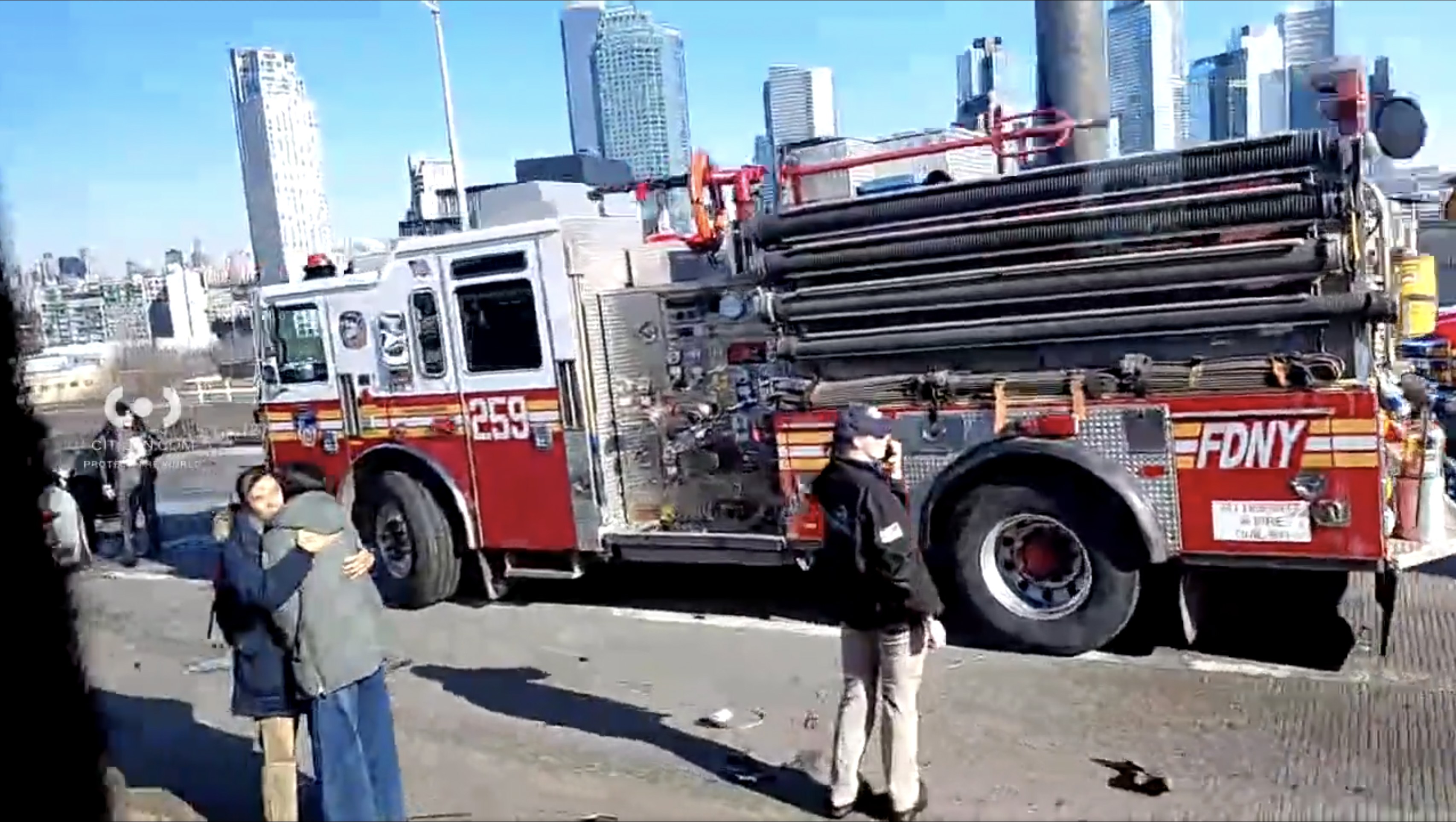 Nine vehicles were involved in a massive crash on the Long Island Expressway in the Blissville section of Long Island City on Friday, Feb. 27. 