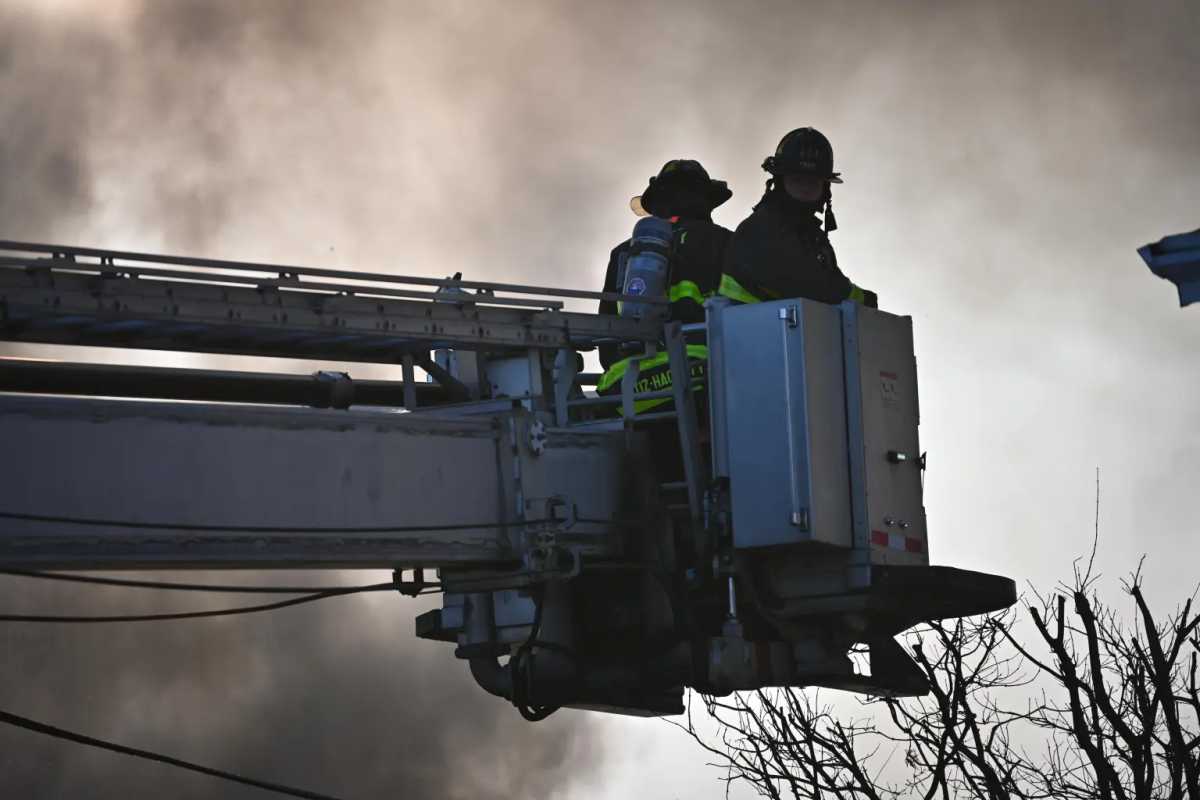 Firefighters found an 83-year-old man inside his sixth floor apartment after battling a fast-moving fire at 41-50 78th St. on Feb. 15.