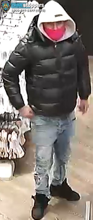 One of the robbery suspects. 