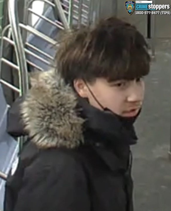 The suspect allegedly attacked the teen without a word exchanged between them before he brandished a knife and slashed him. 