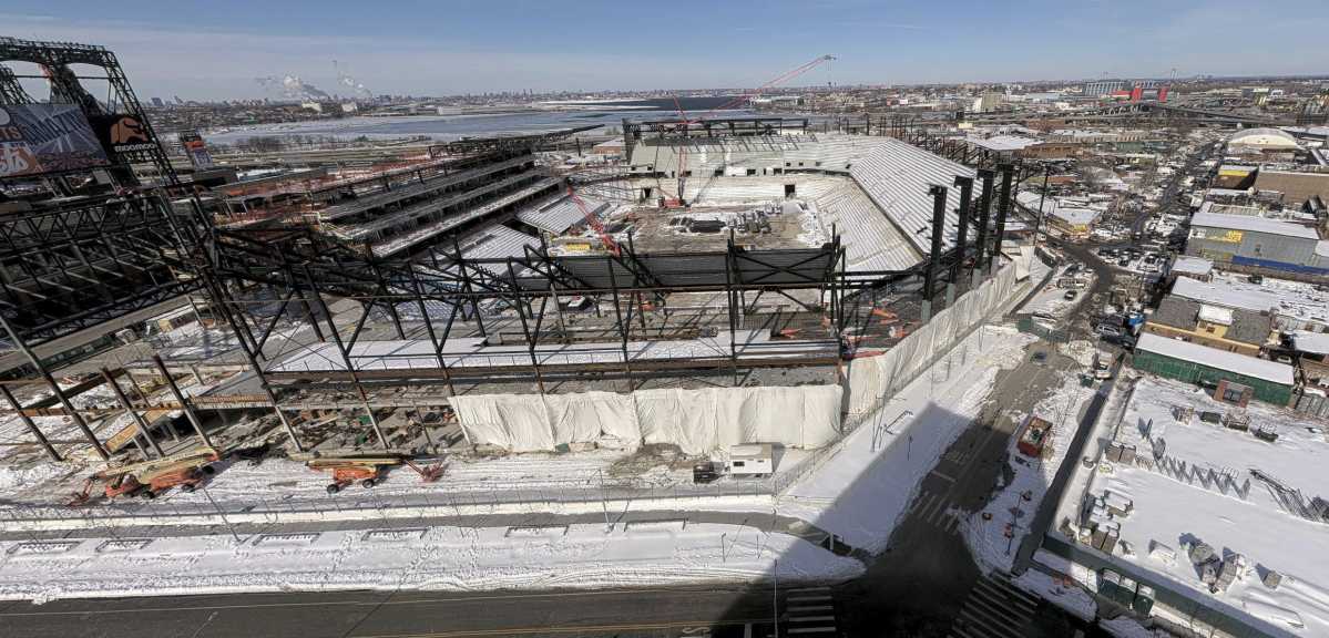 Construction is ongoing at Etihad Park. Photo via NYCFC.