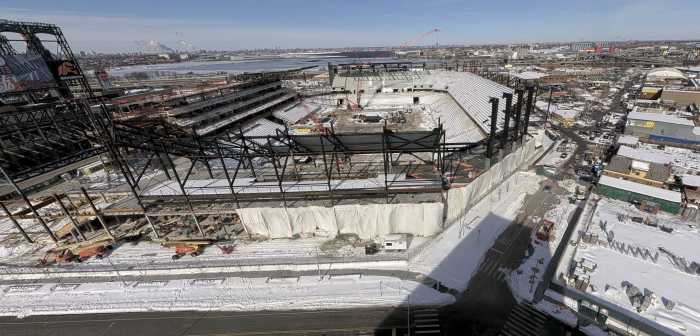 Construction is ongoing at Etihad Park. Photo via NYCFC.