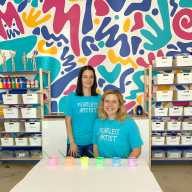 Astoria resident Ashley Cavadas and her longtime friend and business partner Hannah Lokken, founders of Art Strong NYC in Long Island City