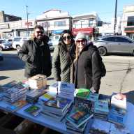 Council Member Joann Ariola hosted the giveaway on Beach 116th Street. Photo via Council Member Joann Ariola.