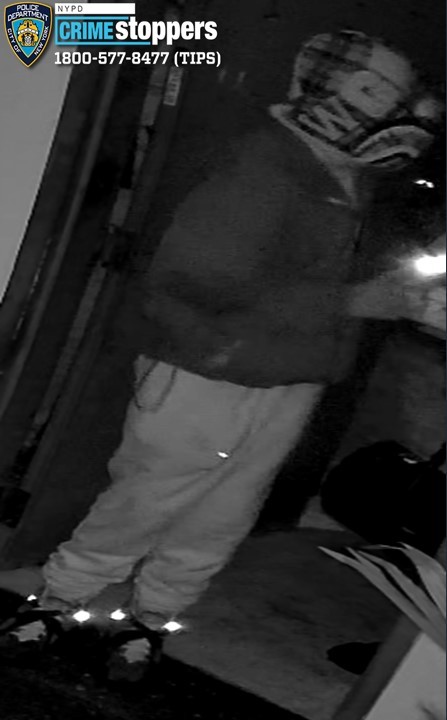 Cops are looking for the four suspects who broke into four commercial businesses at the same shopping center on Maurice Avenue in Maspeth.