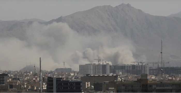 Smoke rises following an explosion, after Israel and the U.S. launched strikes on Iran, in Tehran, Iran, Feb. 28, 2026. Photo via Majid Asgaripour/West Asia News Agency via Reuters