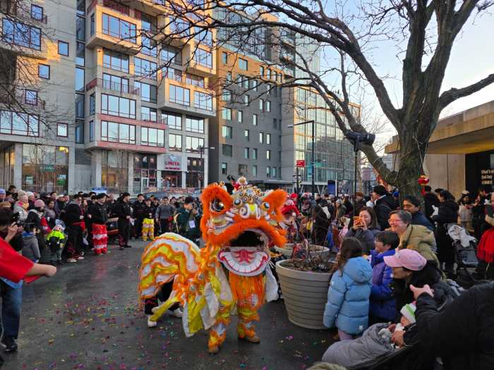 The event concluded with a "finale" at MoMA PS1 Plaza. Photo by Shane O'Brien. 