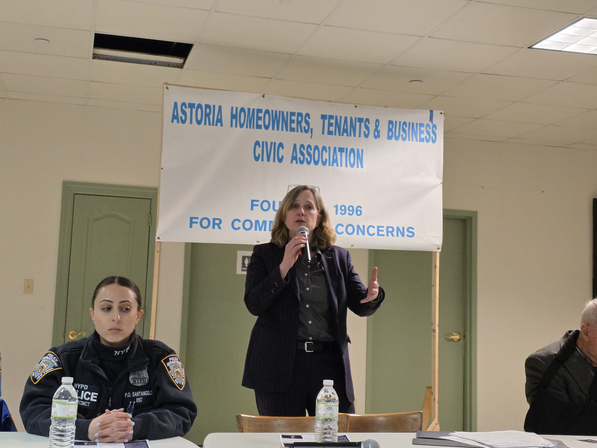 Queens District Attorney Melinda Katz urged homeowners to protect against deed theft during a meeting in Astoria on Wednesday, March 18.