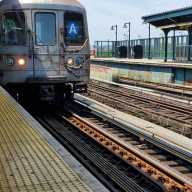 Cops are looking for a suspect who allegedly slashed a man and a woman during an argument on the A train in Ozone Park on Monday, March 2.