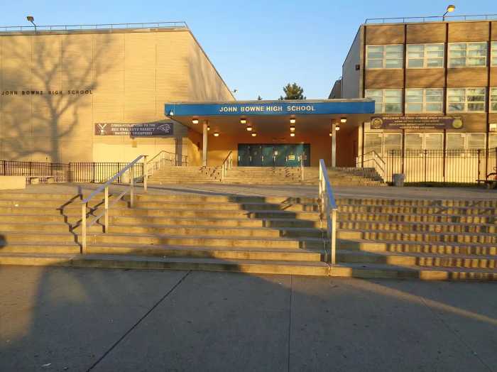 Vamshi Guduru is accused of forcibly touching a half-dozen 15-year-old girls in one day and another 17-year-old student on another day inside John Bowne High School.