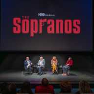 David Chase, Edie Falco and Dominic Chianese participated in a panel at the Museum of the Moving Image in Astoria on Feb. 27.