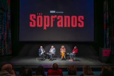 David Chase, Edie Falco and Dominic Chianese participated in a panel at the Museum of the Moving Image in Astoria on Feb. 27.