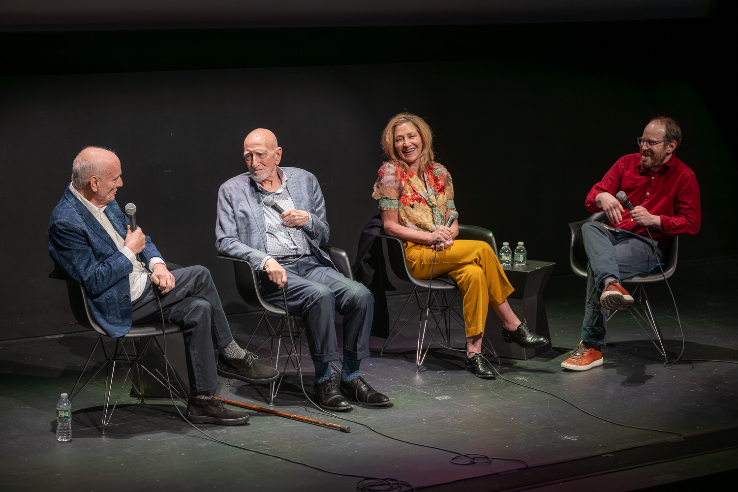 David Chase, Edie Falco and Dominic Chianese participated in a panel at the Museum of the Moving Image in Astoria on Feb. 27. 