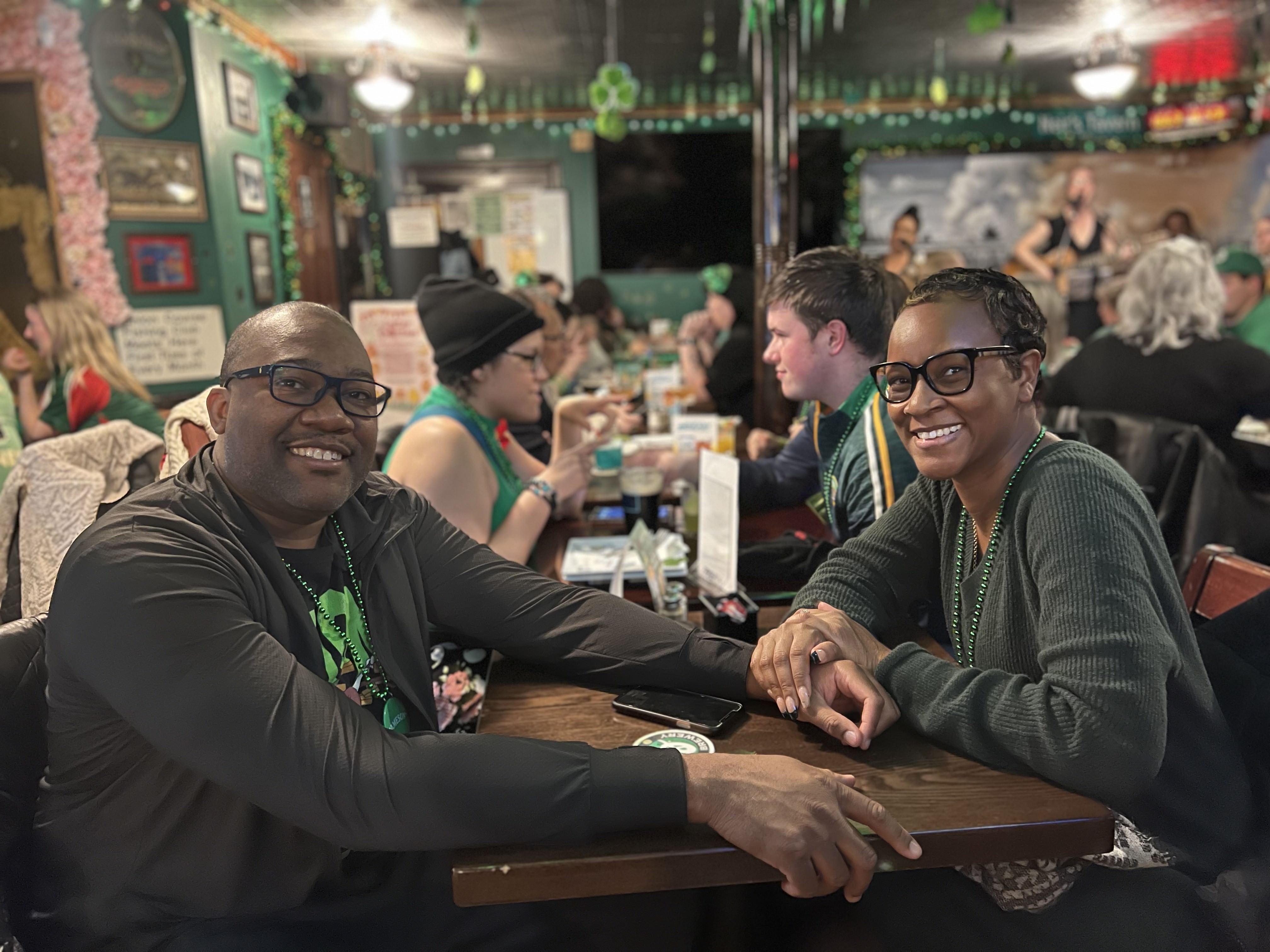 A few of the many patrons enjoying the St. Patrick's Day festivities at Neir's Tavern in Woodhaven in March 2025.