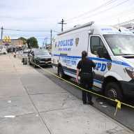 Police are looking for a suspect who assaulted a 15-year-old boy as he walked home from school in Ridgewood.