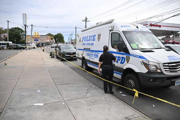 Police are looking for a suspect who assaulted a 15-year-old boy as he walked home from school in Ridgewood.